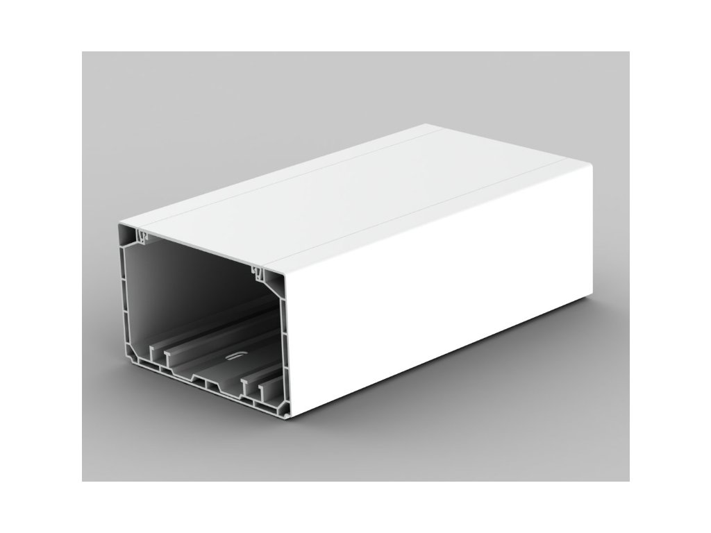 Parapetná lišta biela 130x65mm 2m PK 130X65 D_HD KOPOS