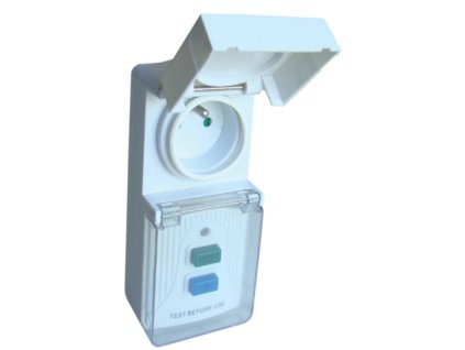 Zásuvkový adaptér s chráničom 16A IP44 TFGA-4F