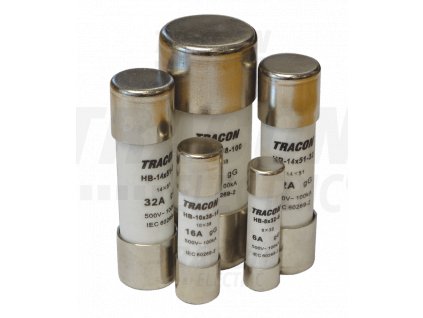 Valcová poistka gG 80A 500V 100kA 22x58 HB-22X58-80