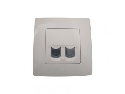 Dátová dvojzásuvka NILOE 2xRJ45, Cat.5e, UTP-béžová 6 648 76 Legrand