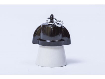 Objímka E27 porcelánová závesná s háčikom P-1-B