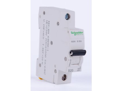 Istič 1P B20A K60N 6kA A9K01120 Schneider