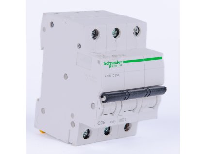 Istič 3P C25A K60N 6kA A9K02325 Schneider