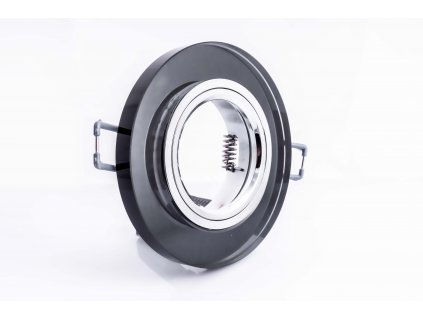 Bodové svietidlo okrúhle pevné čierna perla GXPO010