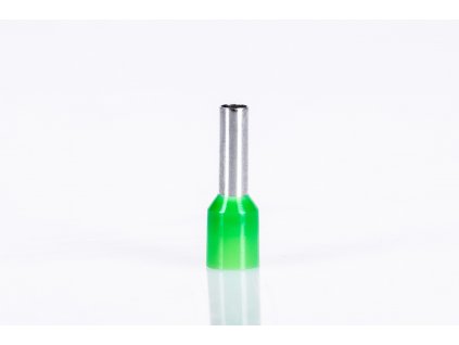 Zelená izolovaná lisovacia dutinka L=20mm 1x6mm E22