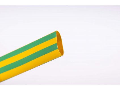 Žltozelená zmršťovacia bužírka 2:1 ø12,7mm->ø6,4mm 1m ZS127ZS