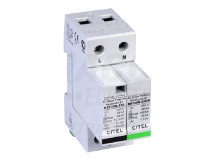 Zvodič prepätia typ 1+2+3 12,5 kA 1P+NPE DS132VGS-230/G Citel