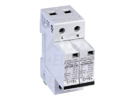 Zvodič prepätia typ 1+2+3 12,5 kA 2P DS132VGS-230 Citel
