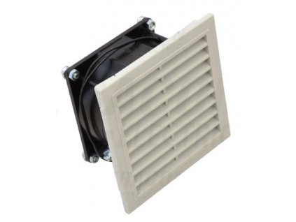 Vetrací ventilátor s filtrom 170m3 do rozvádzača 150x150mm IP54 V150