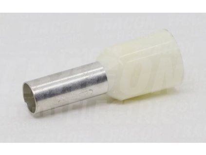 Krémová izolovaná lisovacia dutinka L=22,2mm 1x16mm E26