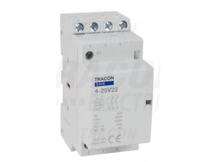 Modulárny stykač 2modul 3P/4P 25A 2xNO+2xNC 230V AC SHK4-25V22