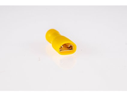 Káblový konektor medený 6mm2 lisovací izolovaný žltý SHA4