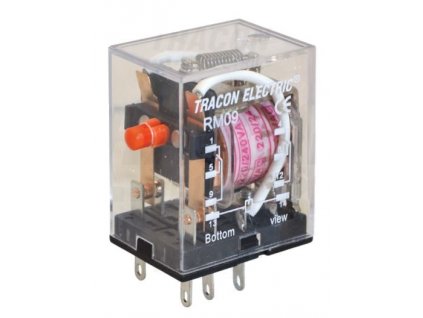 Miniatúrne relé 12V AC 2xCO RM09-12AC