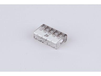 Sivá wago krabicová svorka na káble otváracia viacnásobná 5x