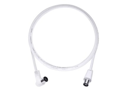 Koaxiálny kábel 3m účastnícka šnúra biela SSN1203E