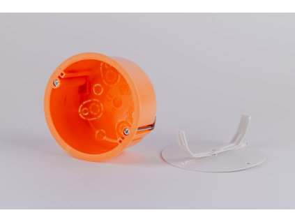 GD8021 krabica do sadrokartónu oranžová ø80x45mm