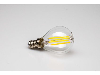 Dekoračná LED žiarovka E14 4W 4000K filament mini