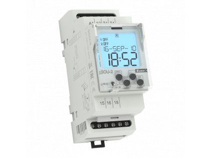 Digitálny súmrakový spínač s externým čidlom 230V SOU-2/230 ELKO