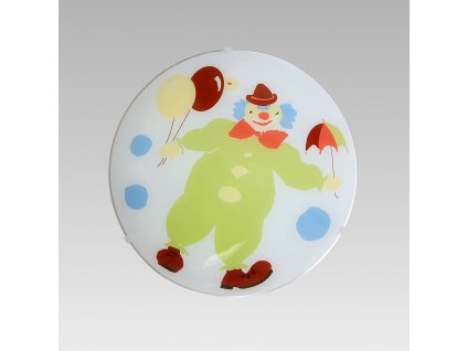 CLOWN detské stropné svietidlo s klaunom 300x300 1xE27 1362