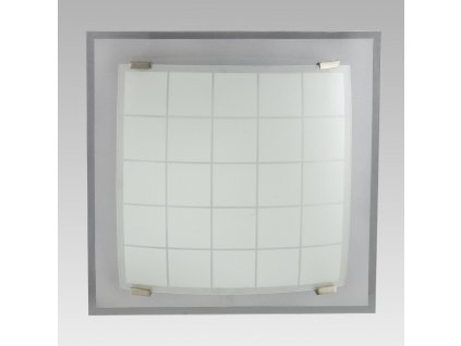SING stropné štvorcové svietidlo sklenené šaschovnica 380x380 2xE27 875
