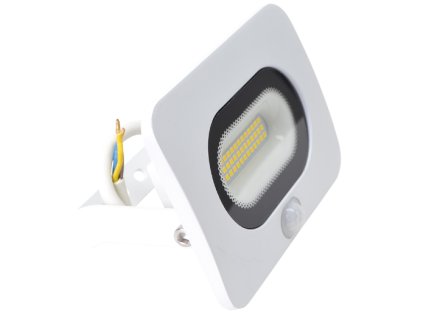 Reflektor SMD LED 20W 4000K IP65 so senzorom pohybu biely RSMDLFM20