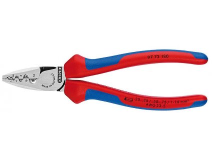 Lisovacie kliešte pre koncovky a dutinky 180 mm 9772180 KNIPEX