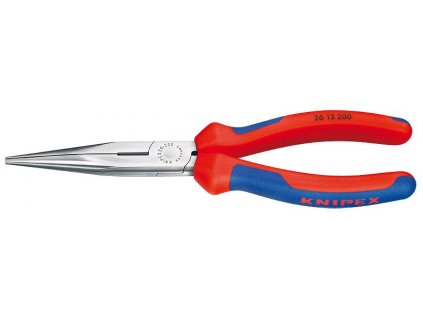 Pologuľaté kliešte s britmi úzke ploché 2612200 KNIPEX