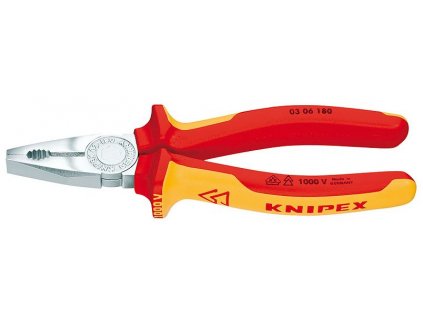 Kombinované kliešte VDE 1000V 160mm 0306160 KNIPEX