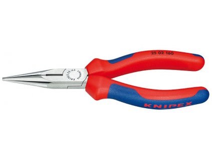 Priame pologuľaté kliešte pre rádiomechaniku 160mm 2502160 KNIPEX