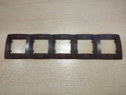 5-rámček Lilium vodorovný tmavé drevo 32102705