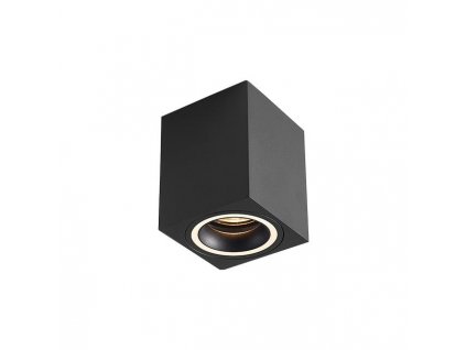 Akrylové stropné svietidlo 1xGU10 štvorcové čierne matné IP20 PL1432