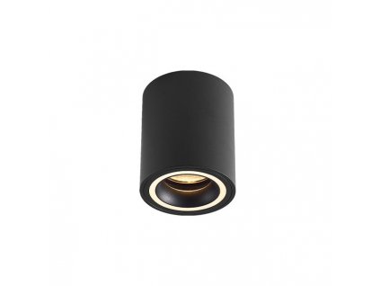 Akrylové stropné svietidlo 1xGU10 okrúhle čierne matné IP20 PL1431