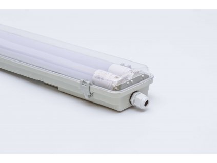 CLEAR prachotesné LED svietidlo s 2 trubicami 120cm 2x36W 6500K IP65 jednostr. nap. PL5663