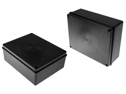 Prázdna nadomietková krabica 120x80x50 IP65 čierna S-BOX 216C