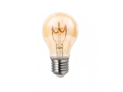 Stmievateľná dekoračná LED žiarovka E27 4W 2200K filament amber PL7721