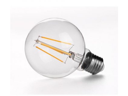 Dekoračná LED žiarovka E27 10W 2700K G80 filament PL2084