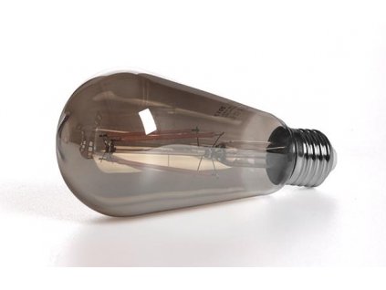 Dekoračná LED žiarovka E27 6W 2200K ST64 filament dymová PL1896