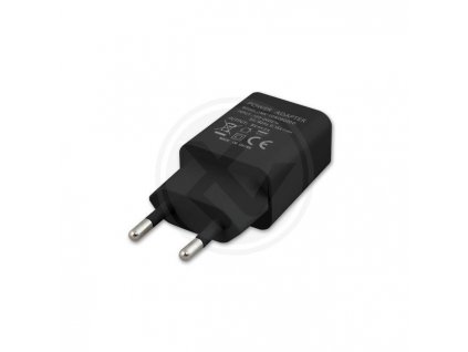 USB nabíjací adaptér čierny 5V/2A DC PL7191