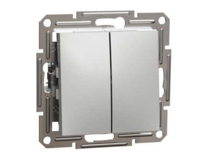 Vypínač č.5 ASFORA BS aluminium EPH0300161