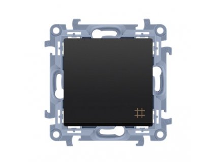 Vypínač č.7 KONTAKT SIMON 10 SS piktogram čierny CW7.01/49
