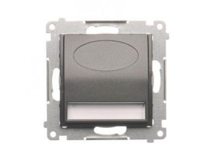 Orientačné LED svietidlo do krabičky Simon54 PREMIUM/NATURE SS 1,1W 5900K antracit DOSA.01/48