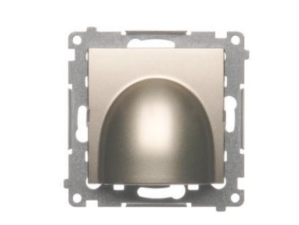 Vývodka káblov Simon54 PREMIUM/NATURE zlatá DPK1.01/44