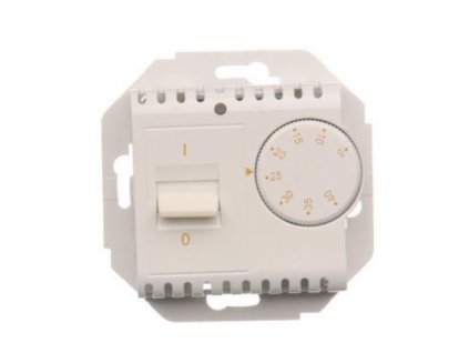 Termostat s vnútorným senzorom Simon54 PREMIUM/NATURE SS biely DRT10W.02/11