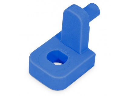 Držiak pre 1 mosadznú svorkovnicu 1,5-10mm² plastový modrý E01N ELCON