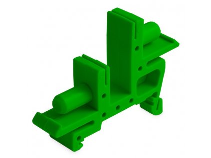 Držiak pre 2 mosadzné svorkovnice 1,5-25mm² plastový zelený E03PE ELCON