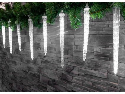 ICICLE Vianočná svetelná reťaz cencúle 4,5+5m 352LED 6500K IP44 8091131