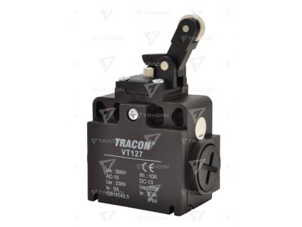 Koncový spínač s rotačným čapom 1xNO+1xNC 6A/230V IP65 VT127