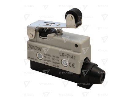 Koncový spínač so skrátenou pákou a kladkou 1xCO 2A/230V IP40 LS7141