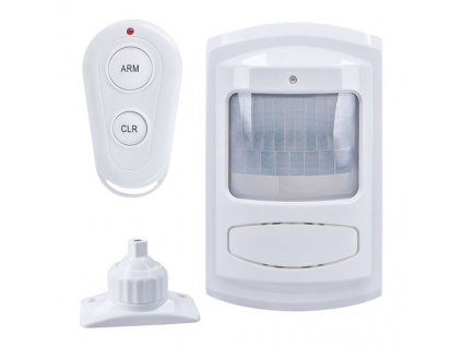 GSM alarm pohybový senzor na diaľkové ovládanie biely 1D11 SOLIGHT