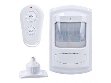 GSM alarm pohybový senzor na diaľkové ovládanie biely 1D11 SOLIGHT
